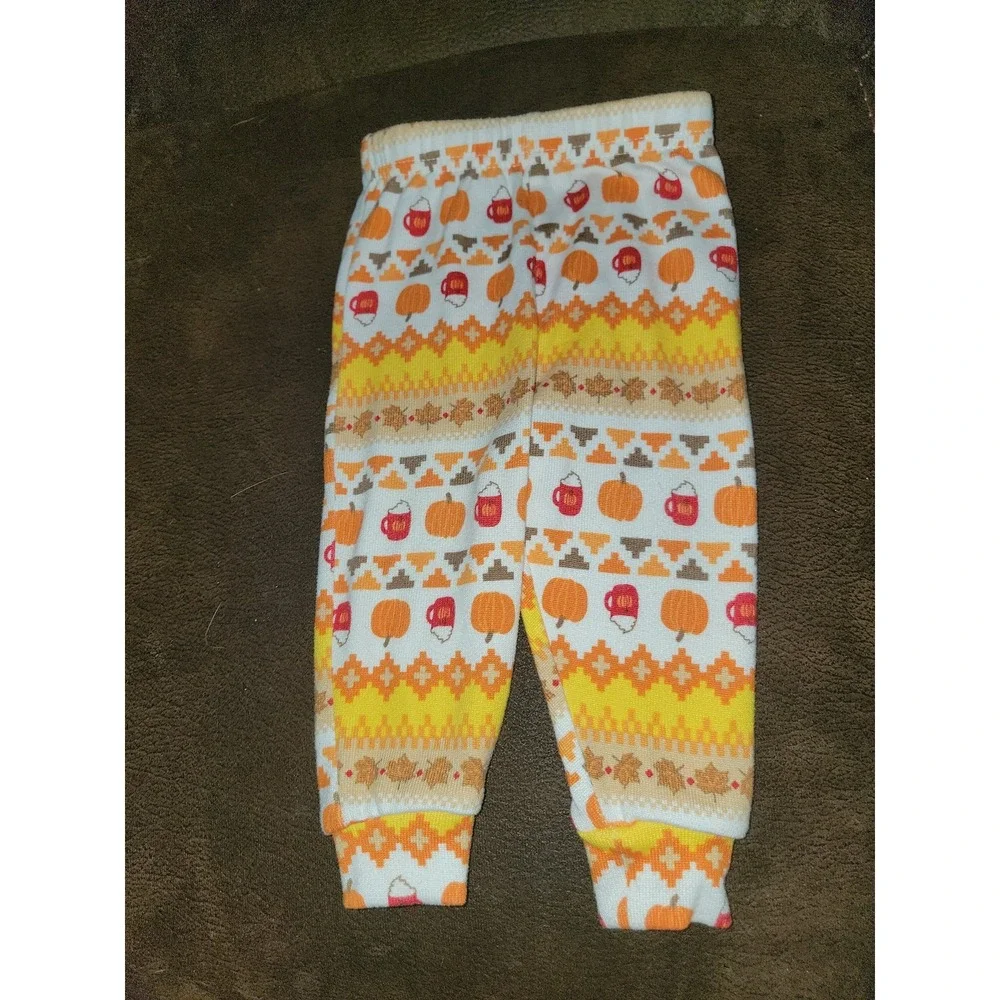 Pj's and pumpkins fall autumn Halloween‎ pumpkin cider pajamas size 12 months